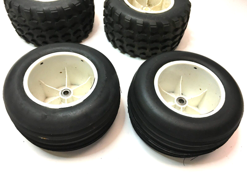 RC10 Wheels Tires Set Pro Line Dirt Hawg 1060 & Pro 95 The Edge - Picture 3 of 6
