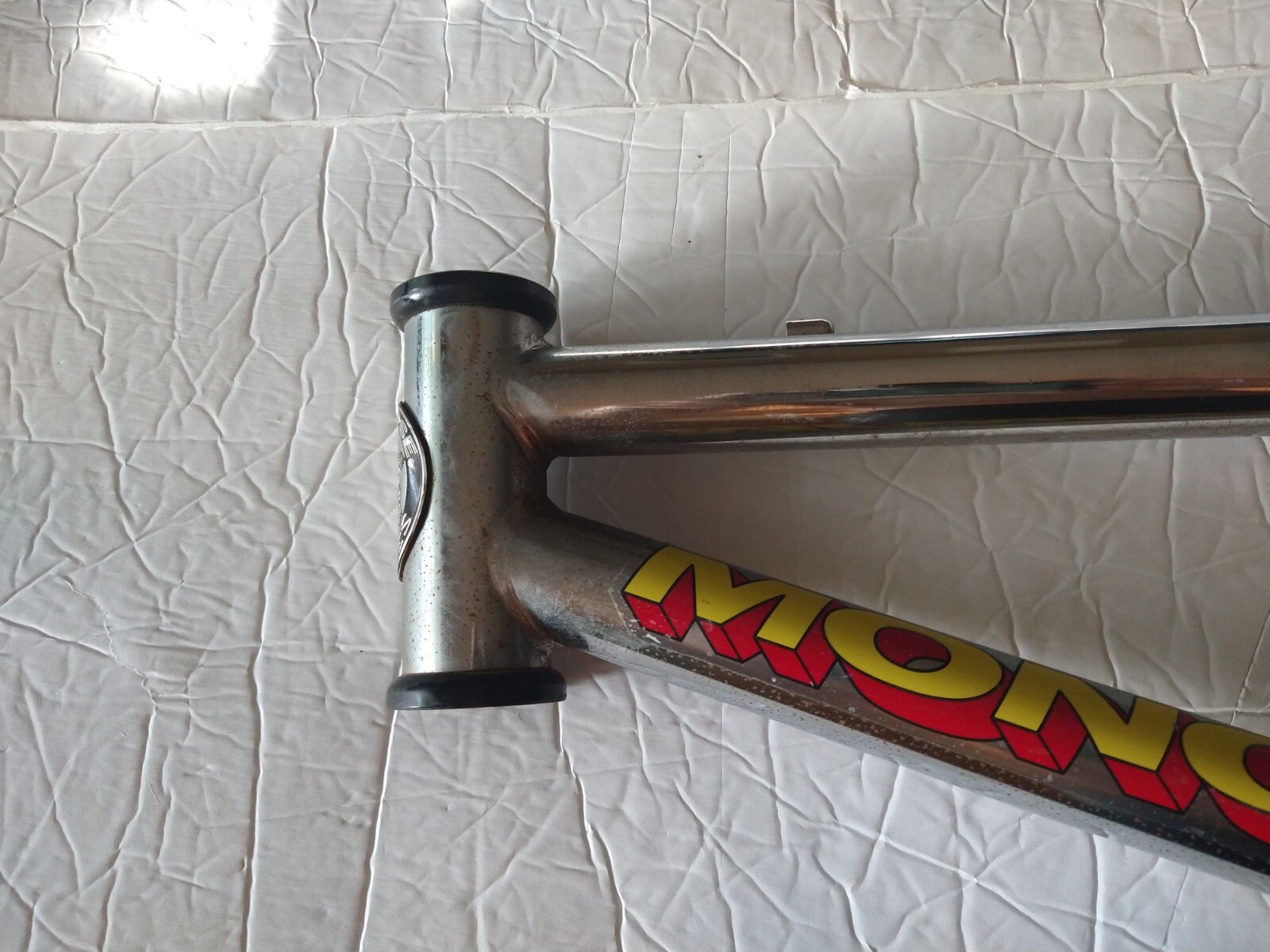 Vintage Mongoose Chrome BMX Old School Bike Frame Good Condition No Reserve eBay