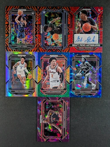 2023 Panini Prizm Draft Picks Parallel+RC+Auto+Serial Numbered Lots CUNNINGHAM