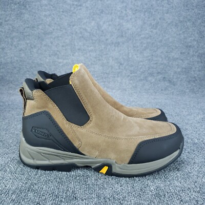 Carolina Granite Steel Toe Boots Men 14 2E Brown Slip On Romeo Hiker Suede EH SR