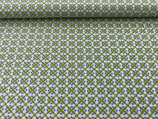 Hilco Baumwolle HILDE blau grün Raute ** Patchwork Quilten Cotton ** 150 cm