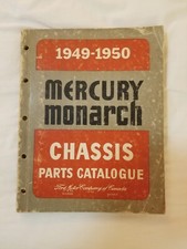 1949 1950 Mercury Monarch Chassis Parts Catalogue