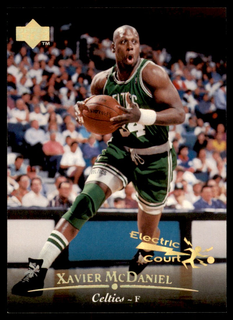 *マニー*バスケットテリア 1995-96 Upper Deck Electric Court Gold Xavier McDaniel Celtics #81