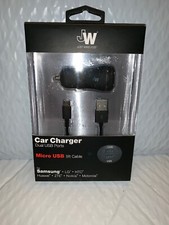 Just Wireless Car Charger Dual USB Port Micro USB 5 Cable