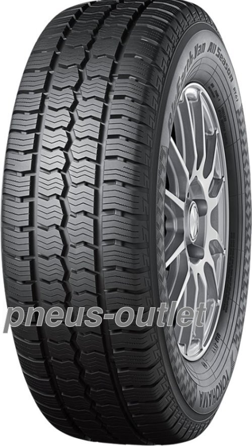 Pneu 4 saisons Yokohama BluEarth Van RY61 225/55 R17C pour utilitaire léger