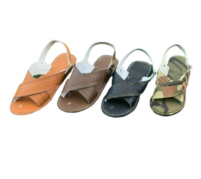 Men's Huarache De Hombre CRUZADO Acojinado Con Evilla w/Buckle Mexican Sandals