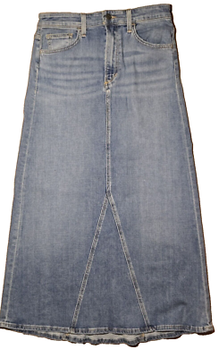 $218 NWT JOE'S JEANS Delia Maxi Denim Skirt Size 27 Style