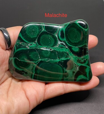 Malachite Polished Stone From Republic Du Congo 307g