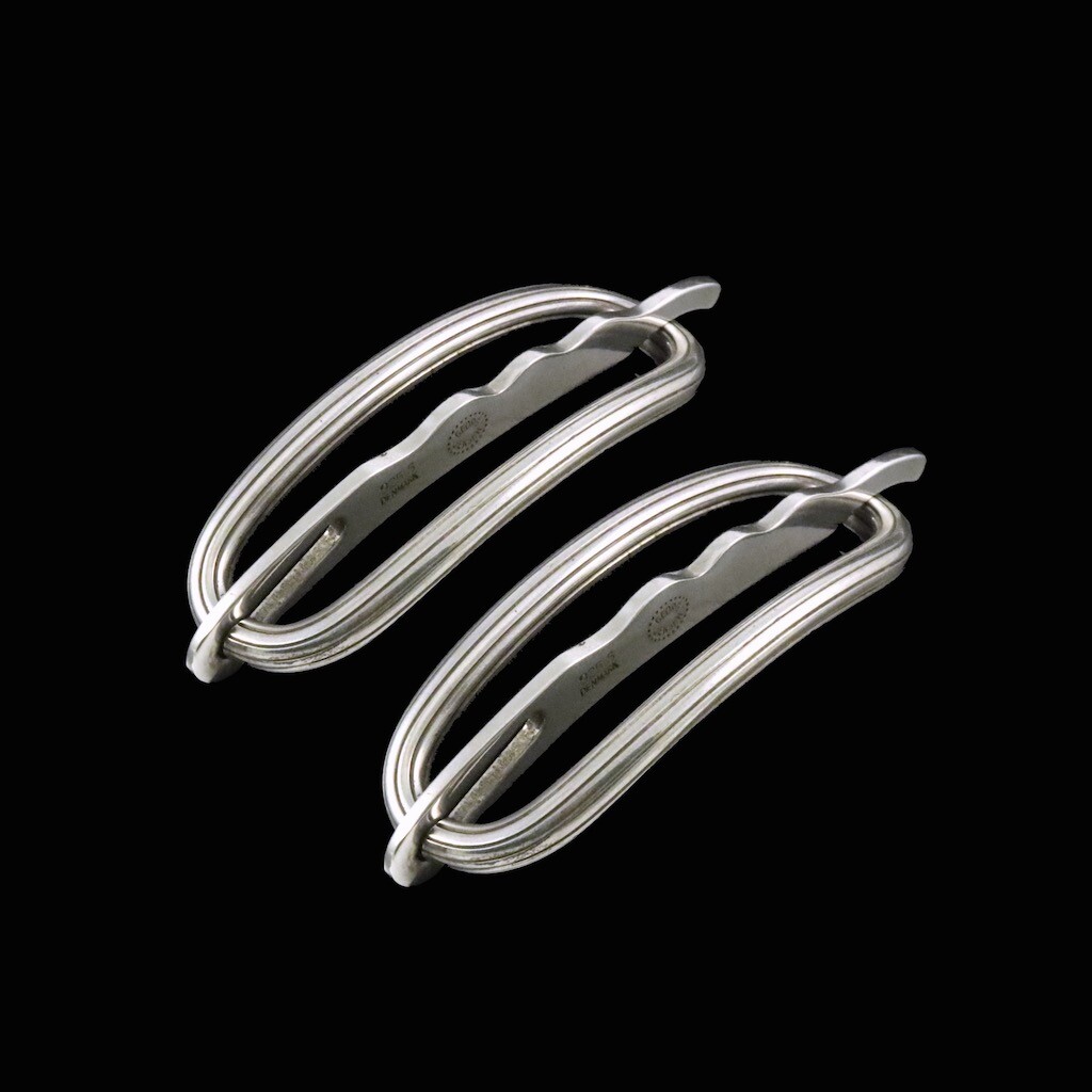 Georg Jensen. Two Sterling Silver Hair Clips. | eBay display picture 1