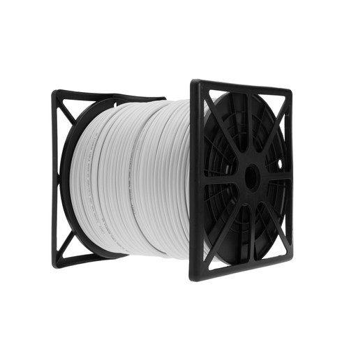 RG59 Siamese Coaxial Cable 20AWG 18/2 CCTV Security Camera Bulk Wire 500FT White - Picture 3 of 5