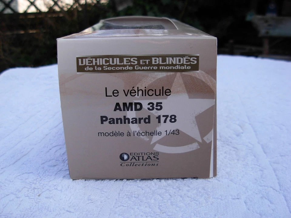 Véhicule Militaire Blindé Armée Transport Atlas 1/43 Char camion AMD Panharrd - Photo 3/3