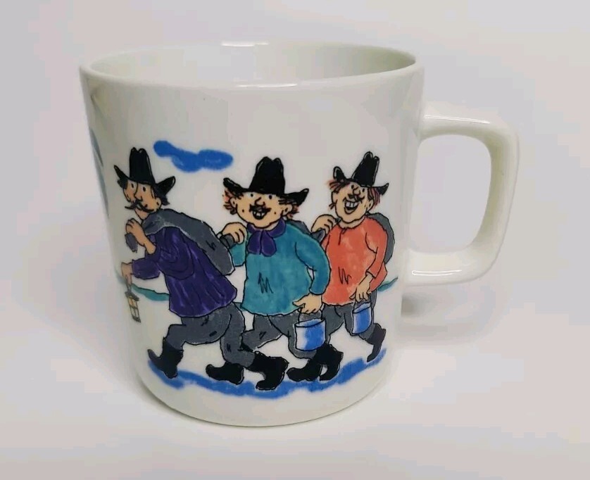 Figgjo Norway Thorbjorn Egner Kardemomme by Robbers Childrens Mug MINT
