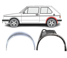 VW Golf 1 1974- 1985 Radlauf Reparaturblech hinten INNEN Satz / L+R
