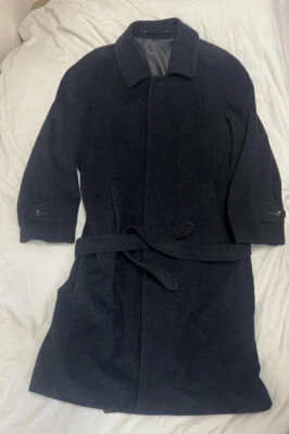 Herren Wintermantel lang schwarz /anthrazit (nur einmal getragen / Neuwertig) 50 - Bild 1 von 4