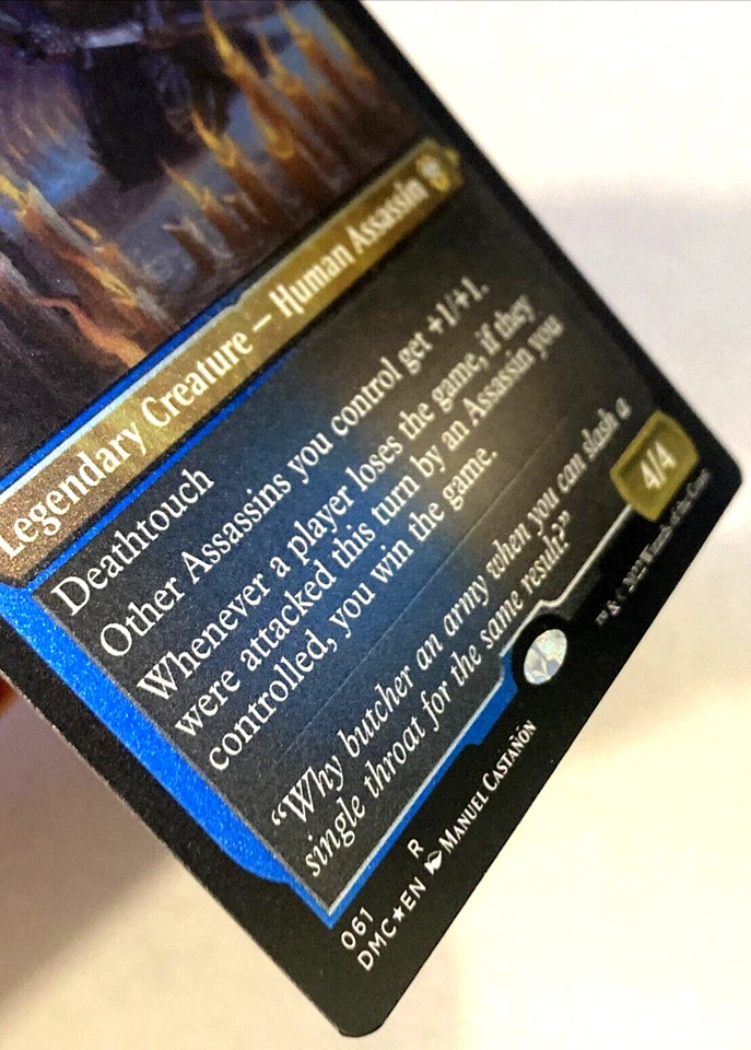 MTG Ramses, Assassin Lord FOIL ETCHED Dominaria United Commander 061 NM - Image 2 of 4