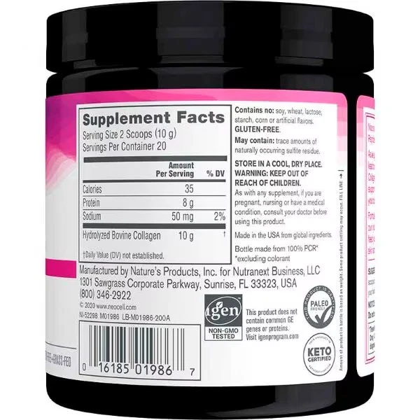 Neocell Super Collagen 6600mg Type 1 & 3 198g Powder Unflavoured - Image 3 of 4