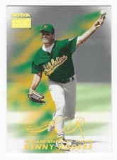 1999 Skybox Premium Kenny Rogers Oakland Athletics Baseball Card #34