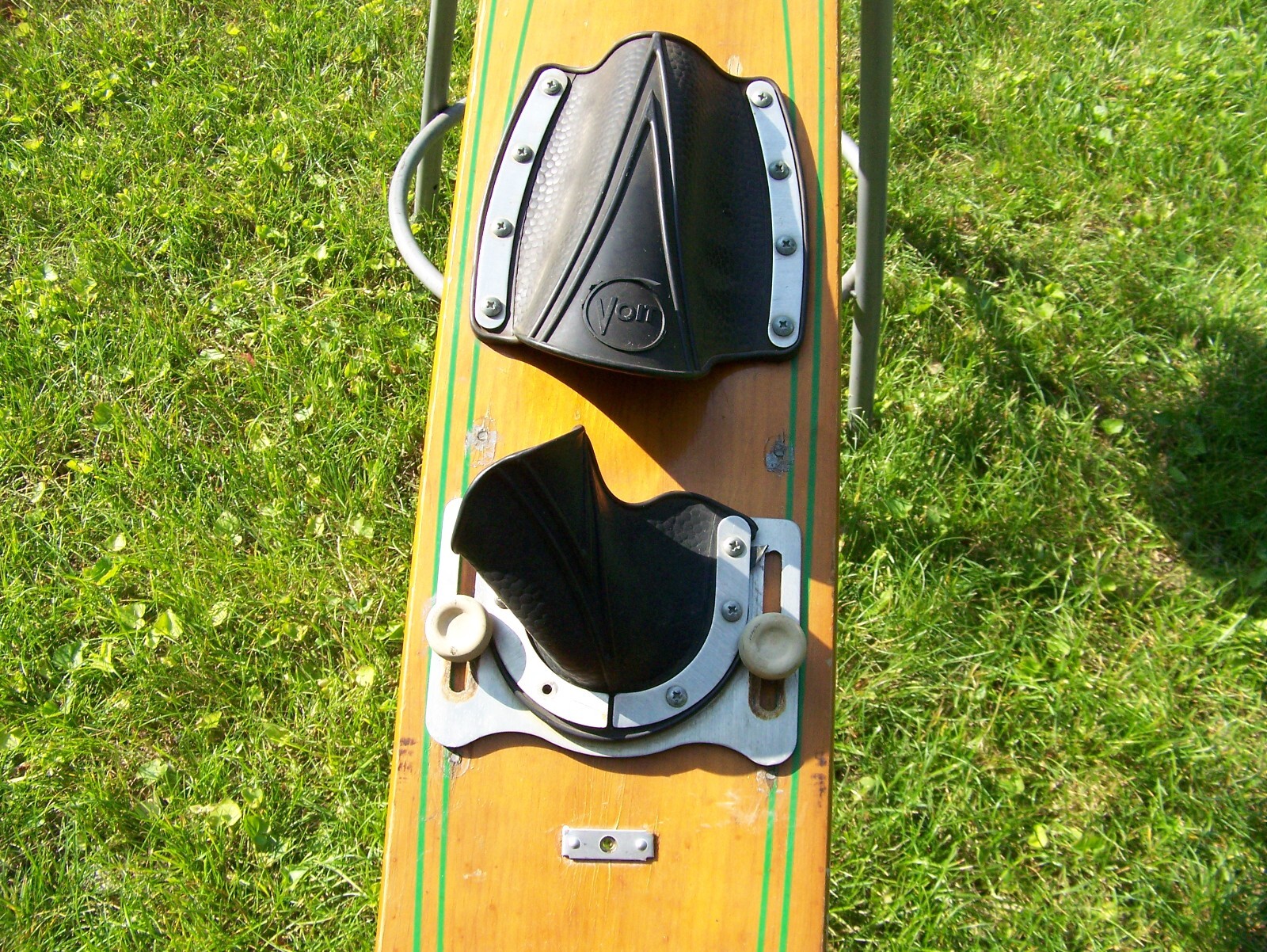 VINTAGE VOIT SLALOM LAMINATED WOOD WATER SKI 69 "1/2 AIRPLANE SPRUCE WS