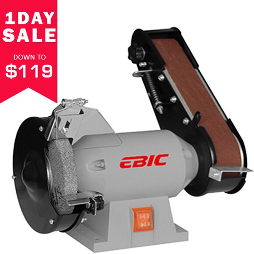 EBIC Bench Grinder \u0026 Belt Sander Combo 
