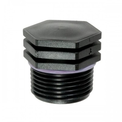PP Gewindefitting Stopfen mit Dichtung O-Ring 1/2'' - 2'' #TAV1800