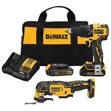 Dewalt DCK224C2 ATOMIC 20V MAX Lithium-Ion Cordless Brushless Combo Kit