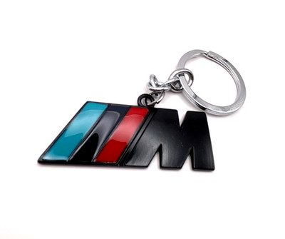 BMW M Power Sport Performance Car Logo Metal Keyring Key Chain Ring Charm Badge