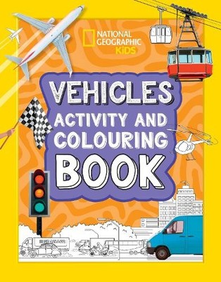 National Geographic Kids Vehicles Activity and Colouring Book (Taschenbuch)