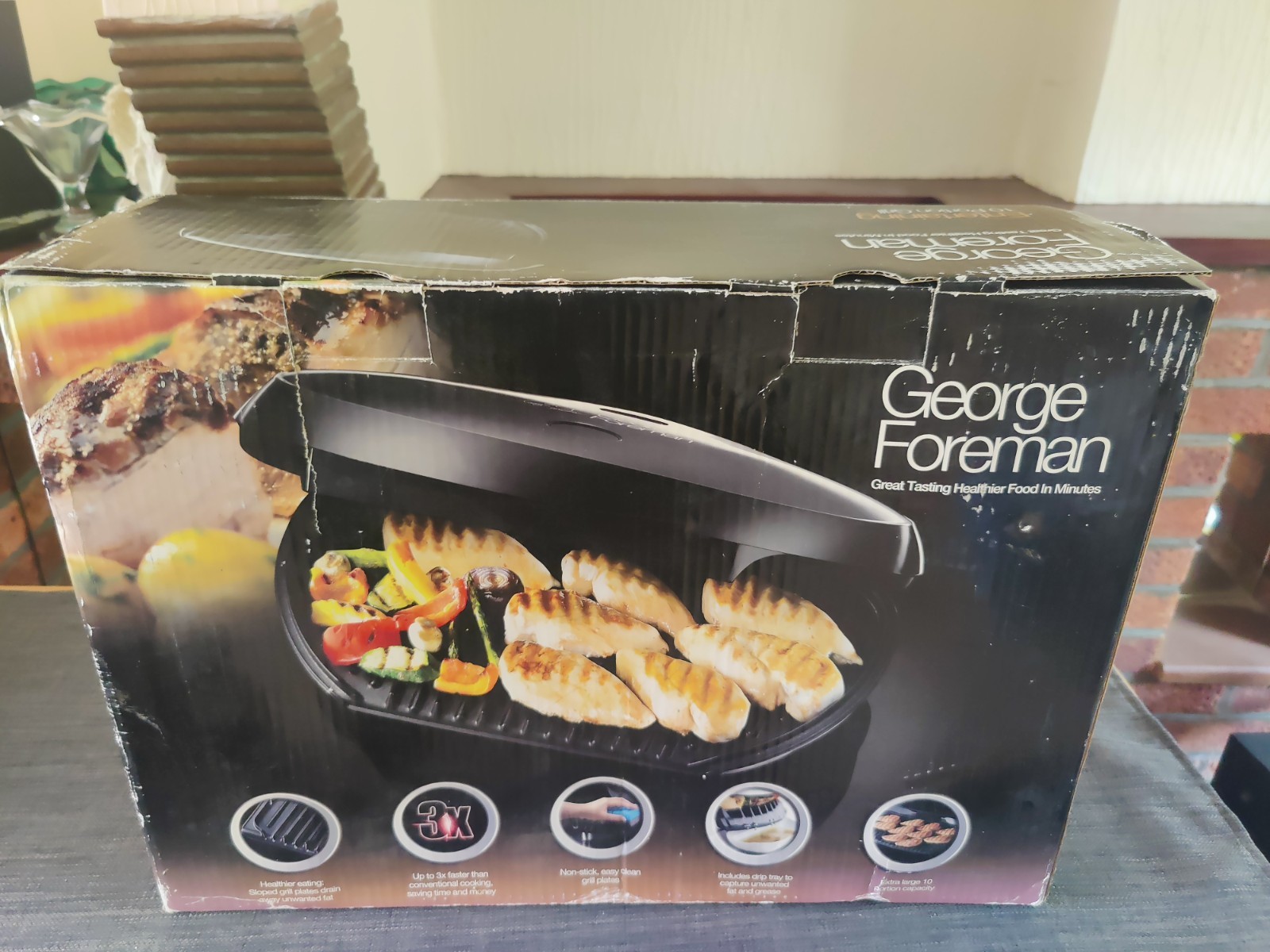 George Foreman Large Grill NEW
