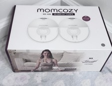 Momcozy M5 Hands-Free Double Electric Wearable Breast Pump Set 24mm White