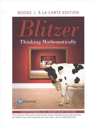 Mathematisch denken, Loseblattausgabe plus Mylab Mathe mit Pearson Etext -