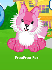 Webkinz Classic FrooFroo Fox Virtual PET Adoption Code Only MESSAGED!