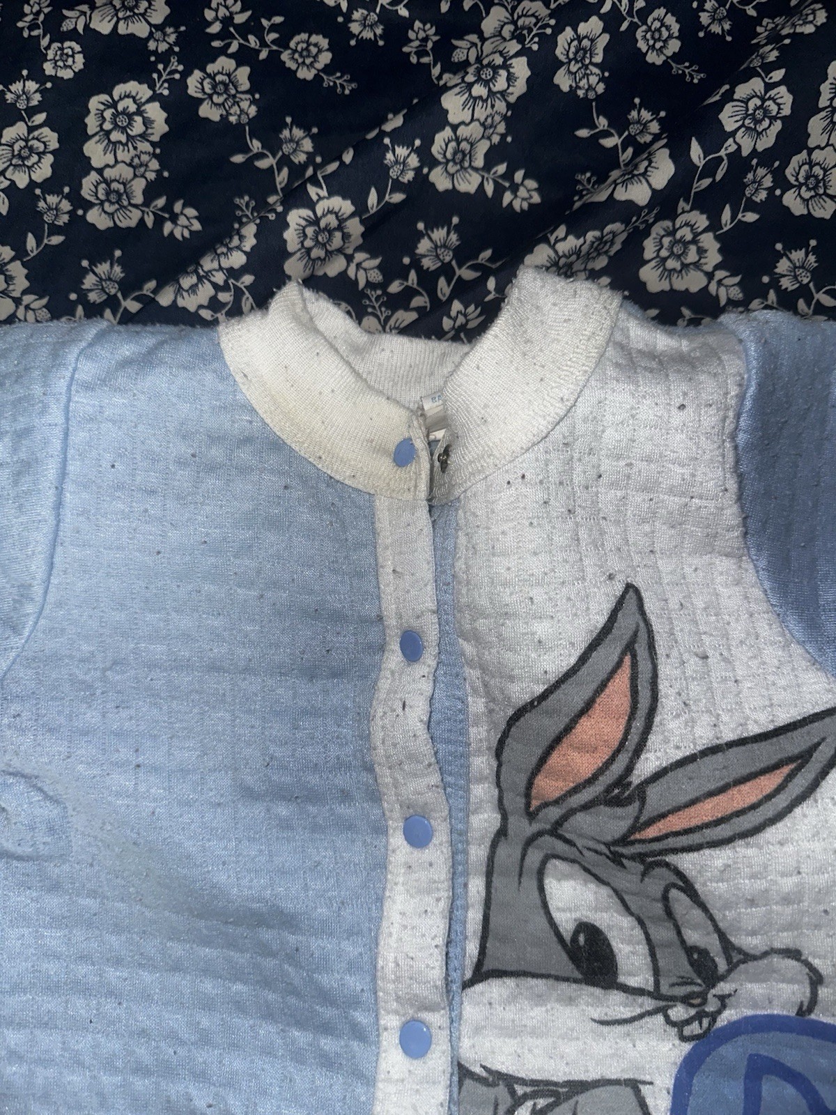 Vintage 1997 Baby Looney Tunes Bugs Bunny Baby Sleeper