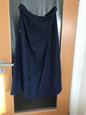 Bodyflirt Rock Leinen-Rock Dunkelblau Gr. 50
