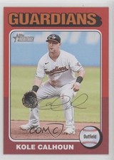 2024 Heritage Short Print Red Border Kole Calhoun (White Above Card Number) 10ip