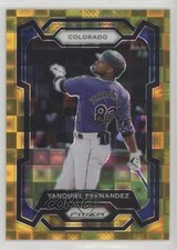 2024 Panini Prizm Premium Box Set Gold Prizm 2/4 Yanquiel Fernandez #113 v7j