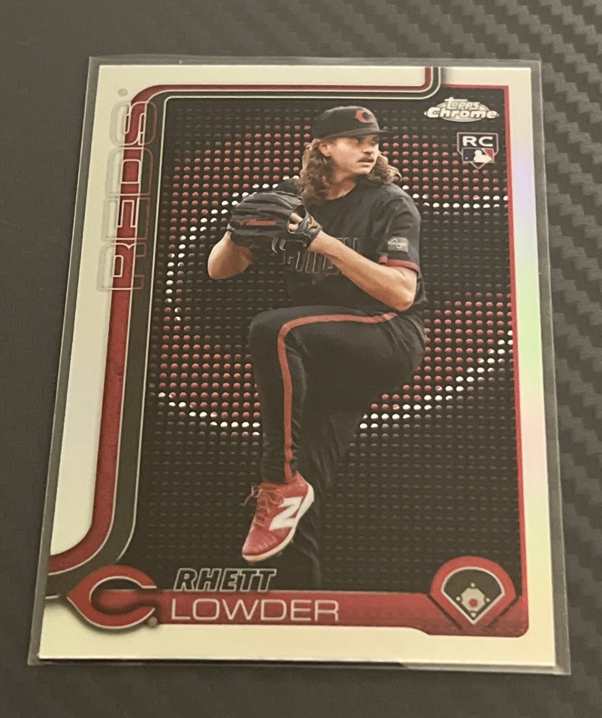 2025 Topps Chrome Rhett Lowder #147 Lightboard Logo Refractor