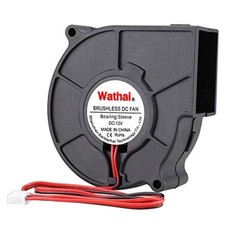 DC Centrifugal Fan 12V 75mm Brushless Cooling Blower Fan 3 inch 7530 12V 2Pin