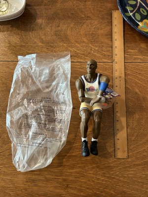 1996 Warner Bros Michael Jordan Space Jam Tune Squad Statue Doll w/Tag & Bag