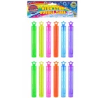 12 Neon Bubble Tubes 4ml Star Topper Party Bag Fillers Childrens Wedding Favours