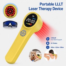1760mW LLLT Cold Laser Red Light Therapy 24 Diodes for Body Pain Relief Home Use