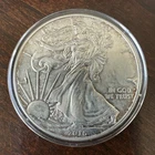2016 - 1 oz American Silver Eagle 0.999 Fine Silver in Capsule - Toned