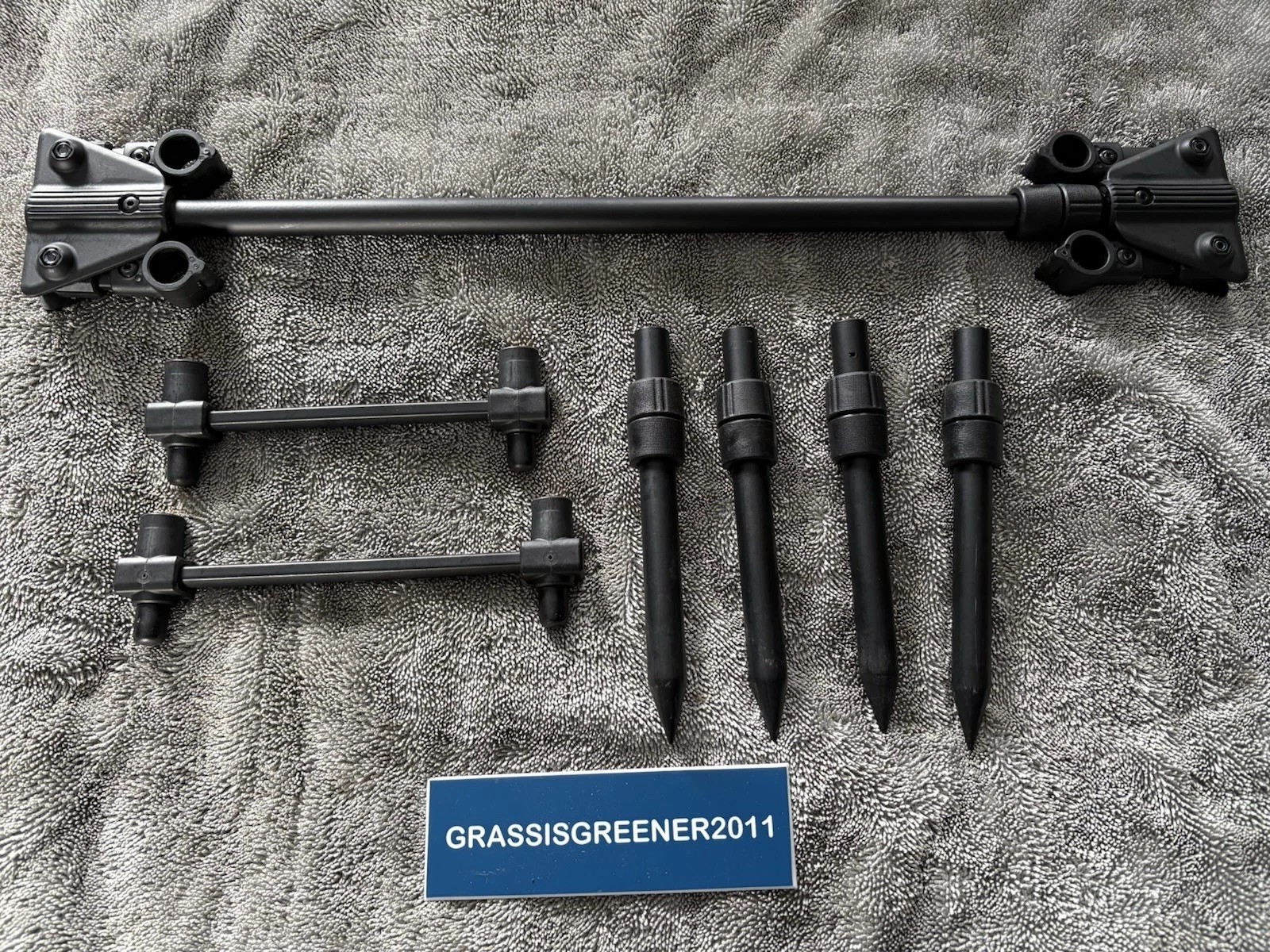 Nash Tackle Rod Pod 2 Rod Buzz Bars Black Carp Fishing Tackle 🖼️