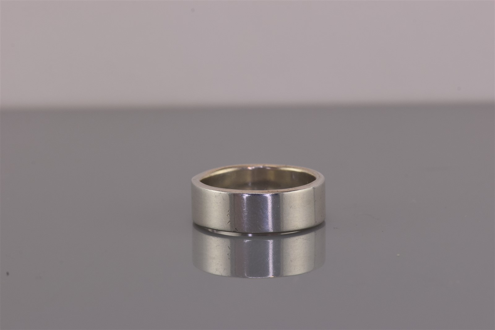 Sterling Silver 6mm Flat Sided Solid Cuff Band Ri… - image 3