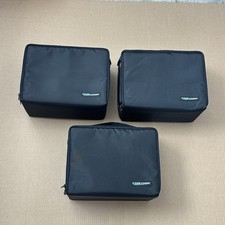 Lot Of 3 - Case Logic 30 CD Vinyl Storage Carrying Case Zipper Total for 90 CD 