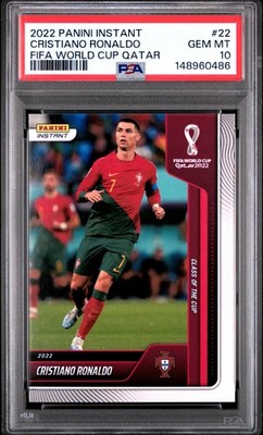 その他 2022 PANINI CRISTIANO RONALDO PSA10 2022 Panini Instant FIFA World Cup Qatar - Cristiano Ronaldo #22