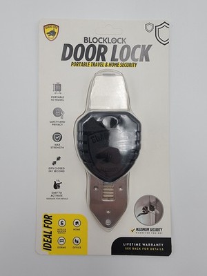 Guard Dog Security BlockLock Portable Door Lock   Travel & Home Security   NEW