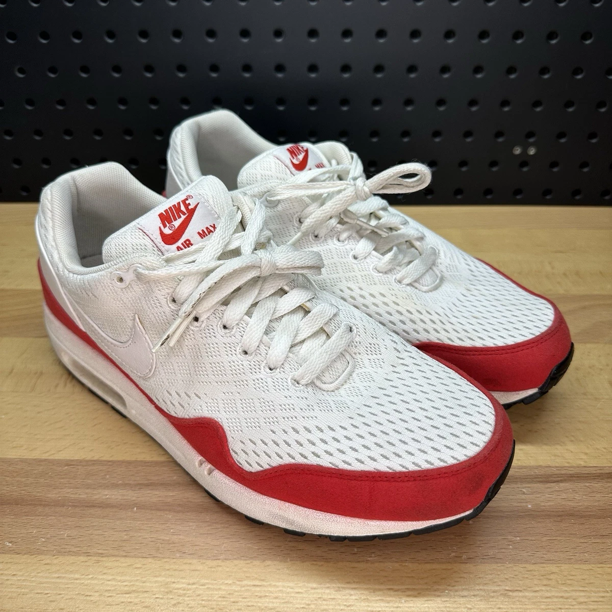 Nike Air Max 1 EM White University Red for Sale | Authenticity