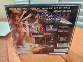 Thousand Arms (Sony PS1 1999) Complete CIB W/Reg Card Stickers Hologram￼