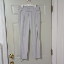 Athleta Womens Light Gray High-Waisted Trousers Size 2 Pants Activewear