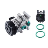 Klimakompressor 12 V Ø 113 Mm Hella Iam-Expertise Passend FüR U.A. KIA RIO